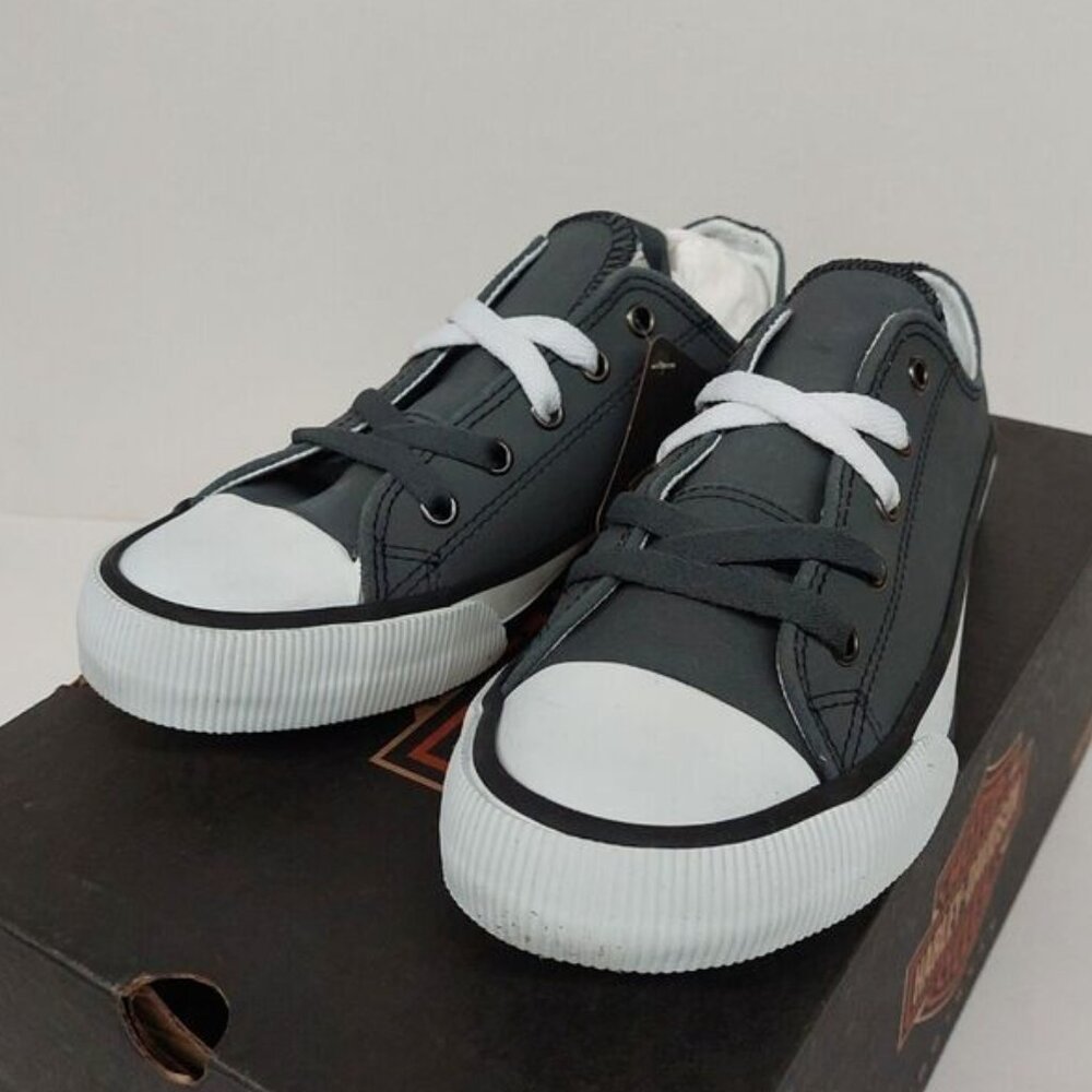 GENUINE HARLEY DAVIDSON Women's Burleigh Grey Athletic Sneakers D84590